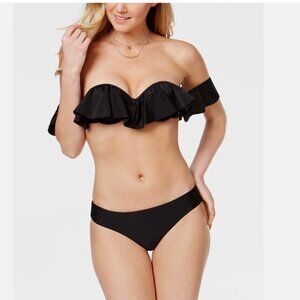 NWT Raisins Swimsuit Bikini 2pc set Sz XL Push Up Off Shoulder Bra Cheeky pants